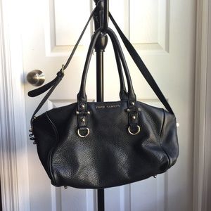 Vince Camuto Black Leather Shoulder Bag